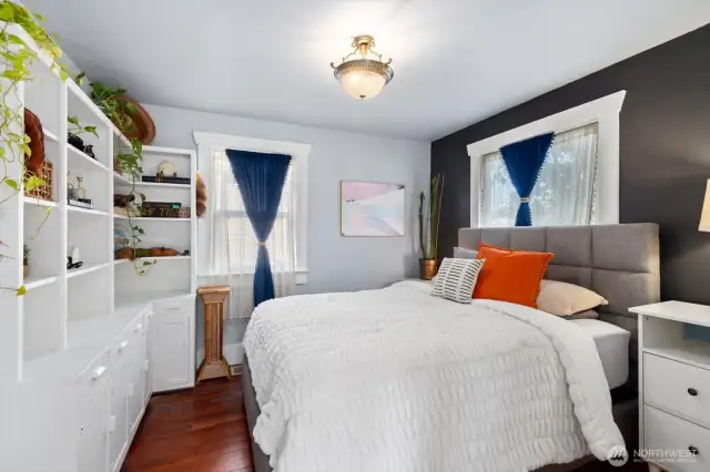 Front bedroom features two wonderful windows.