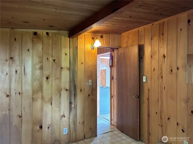 This first room utilized as a bedroom (no closet).