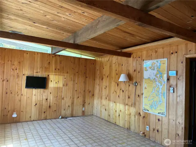 Vaulted ceiling