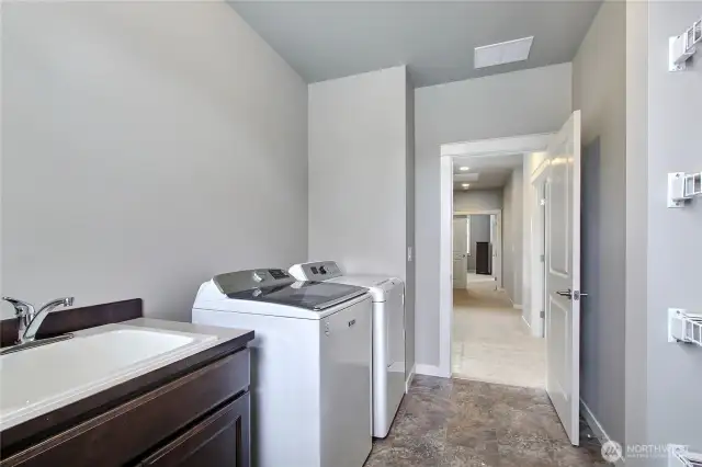 Upstairs utility