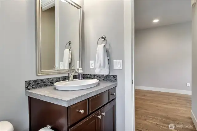 Powder room on main