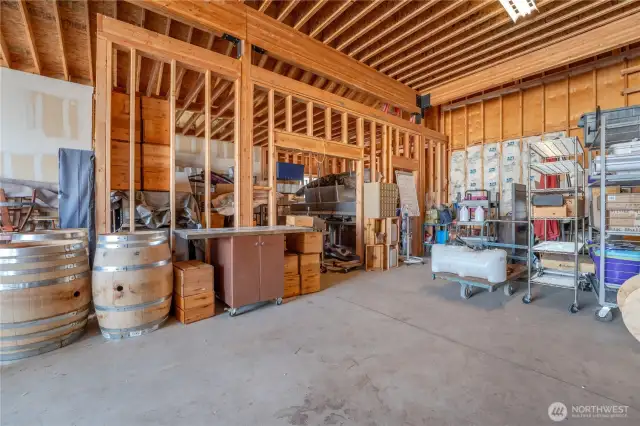 Framed room for possible kitchen or anything you desire.