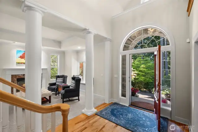 Step inside to your dream home with vaulted ceilings and hardwood floors