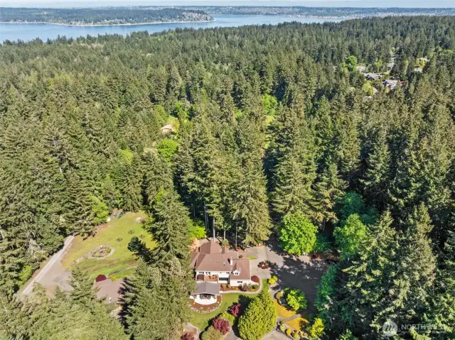 This 1.4-acre lot is nice and level with tons of privacy