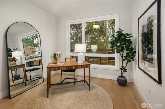 Dedicated office on main level