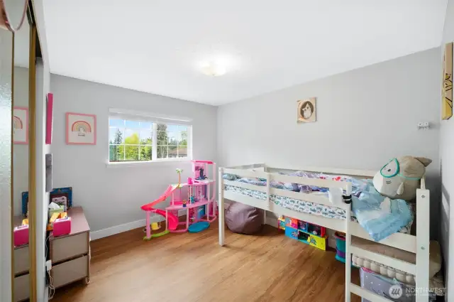 Second bedroom on upper floor.