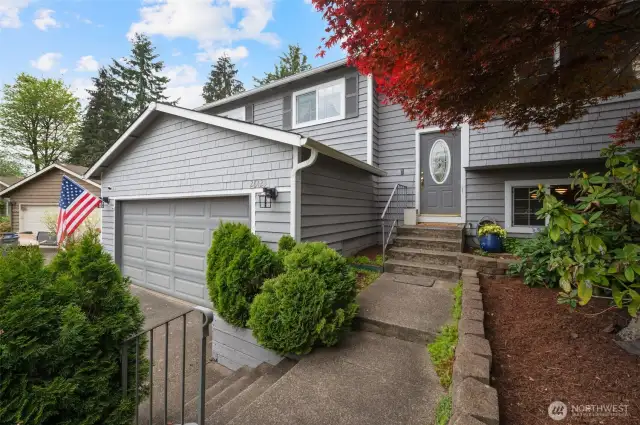 Front entry way to home.