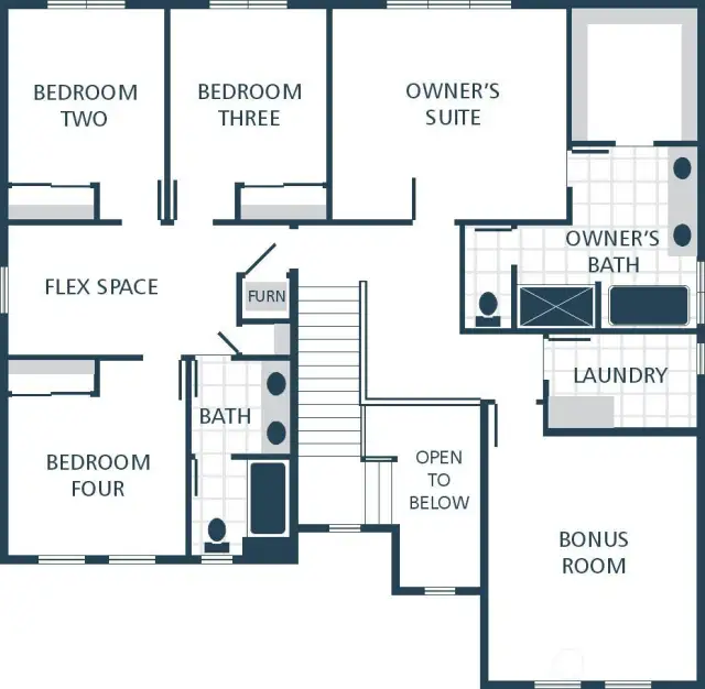 Image is a rendering. Photographs are for illustrative purposes only. Features, finishes, interior/exterior colors, landscaping and floorplan shown may vary from actual homes built.