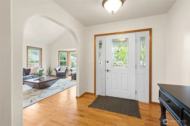 Plenty of space inside and sensible layout for living area near entry