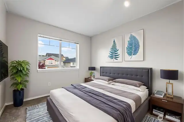 This room is virtually staged.