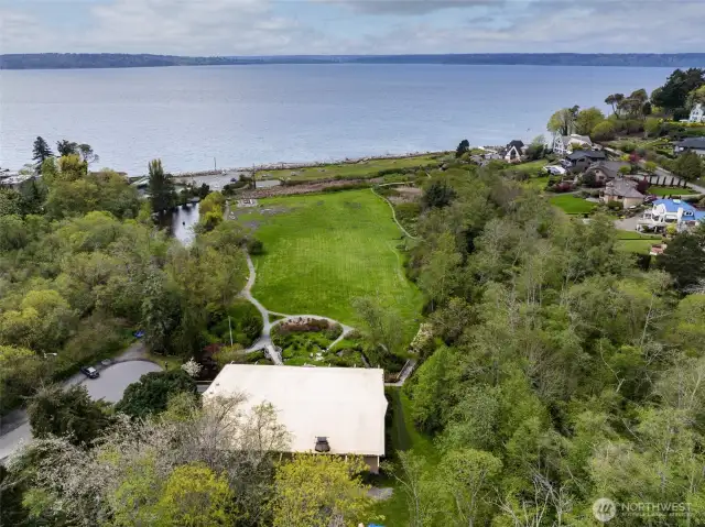 The Cove (a.k.a. Lot A) consist of 18 acres located at the west end of SW Shorebrook Drive in the city of Normandy Park, WA. It includes 700 feet of waterfront on Puget Sound, a community clubhouse, tennis courts, woods with interpretive trails, two creeks (Miller and Walker), a duck pond for salmon rearing and a wetland area.     The Normandy Park Cove is privately owned by 1800 households which have an equal and undivided interest in this property. Use of the Cove property is limited to Lot A owners and their guests.