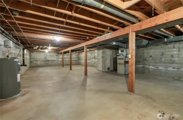 Basement from stairs