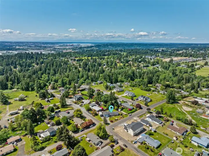 Looking northwest in this image.