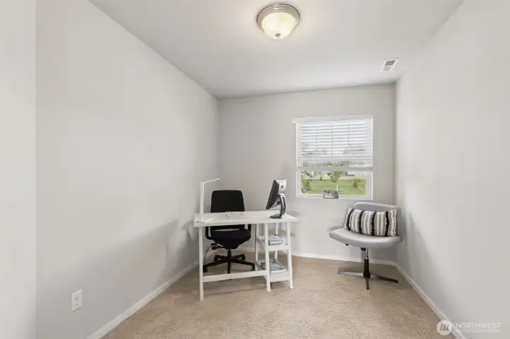 Office-Bonus Room off Entry-Hall on Main Level