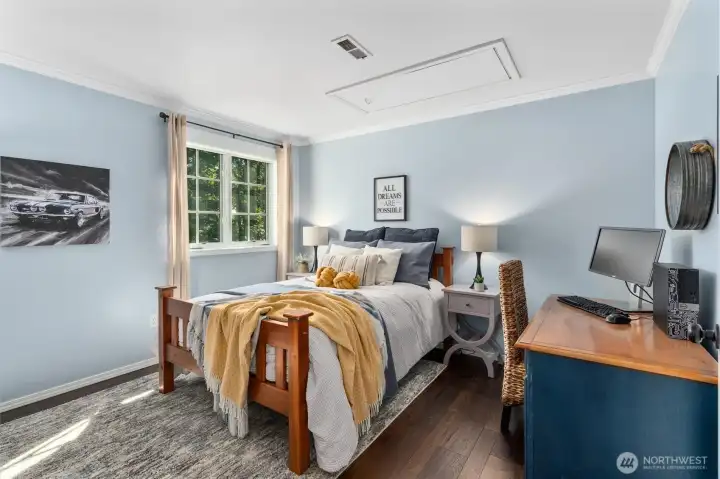 2nd bedroom with walk in closet.