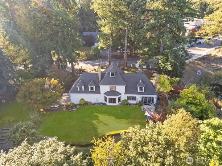 Quietly tucked away on a peaceful 1.5 acres.