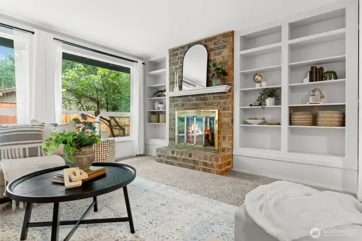 double sided gas fireplace