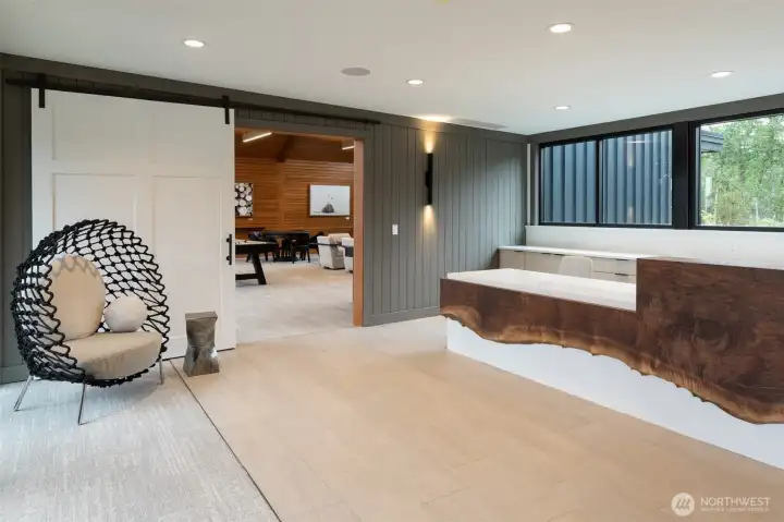 The reception area at The Village.