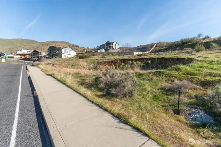 Bonus curbs and sidewalks!