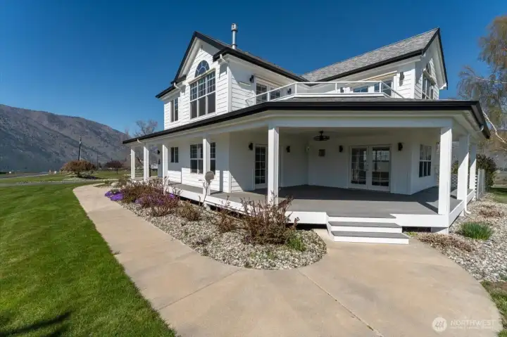 Exterior of home with porch for outdoor living space