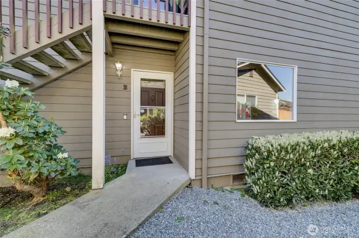 No Stair Access to the Front Door