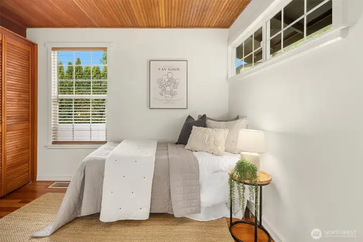 First bedroom can for an office, sleeping or both!