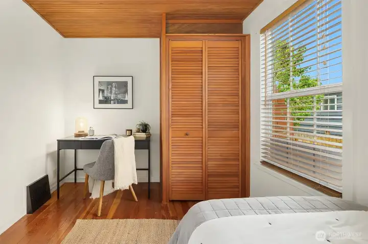 Kitchen is at the heart of the home connecting living areas and brims with light.