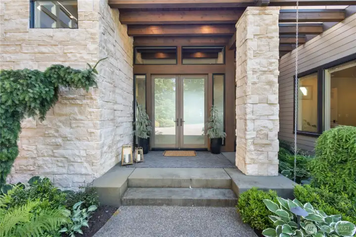 Venture through the grand double-door entry into a world of sophisticated design and high-end finishes.