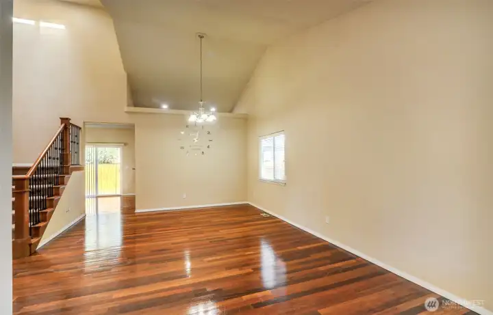 Vaulted Living/Dining