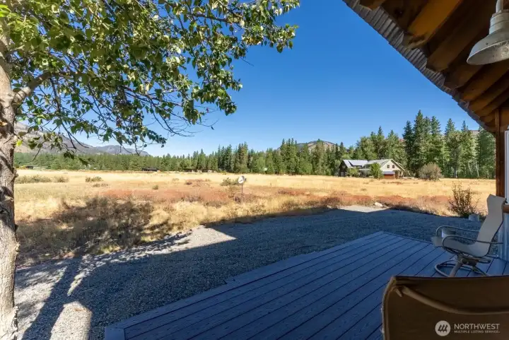 Morning on front deck for a cuppa Joe! Peace and quiet found here.