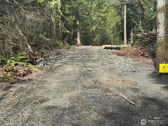 Driveway into home