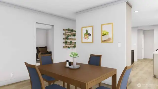 Separate Dining Space