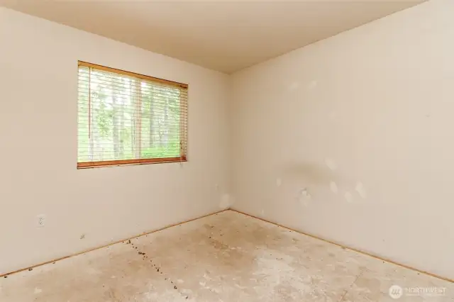 Bedroom 2 - needs carpet/flooring