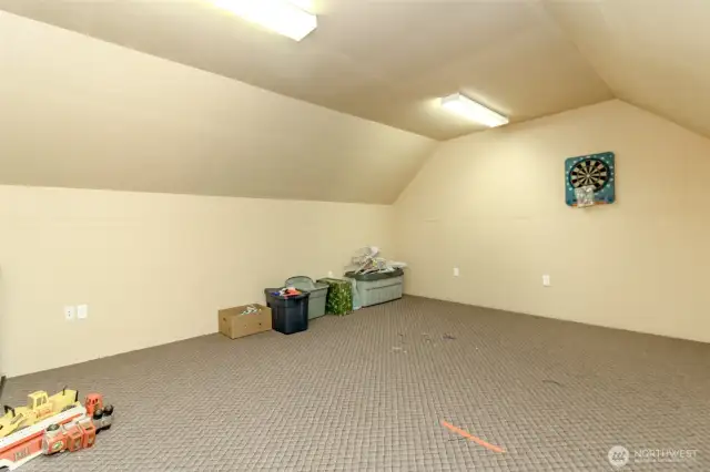 Upstairs finished room in garage