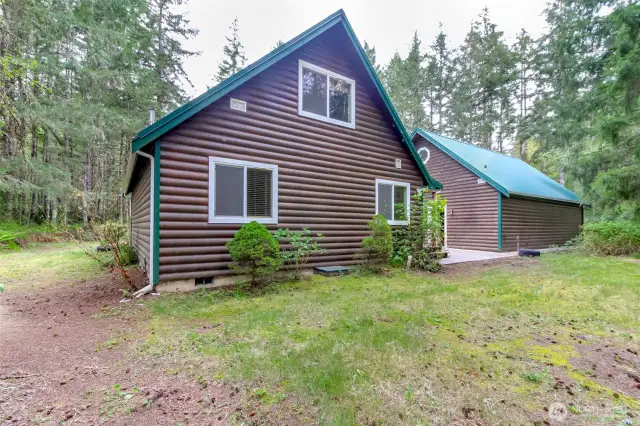 View of the back of the house