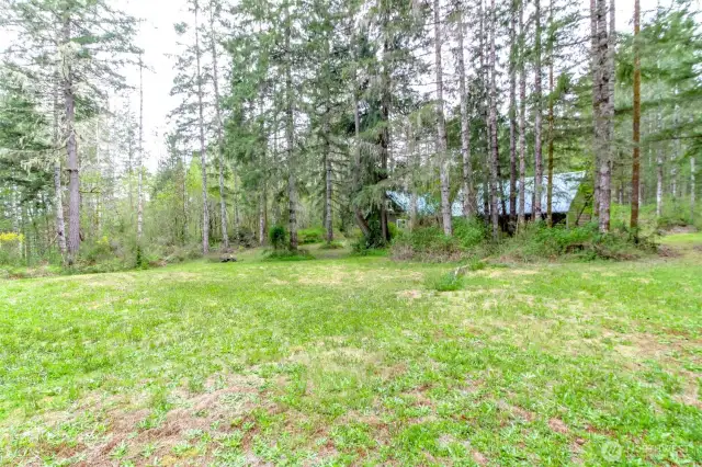 Back of property