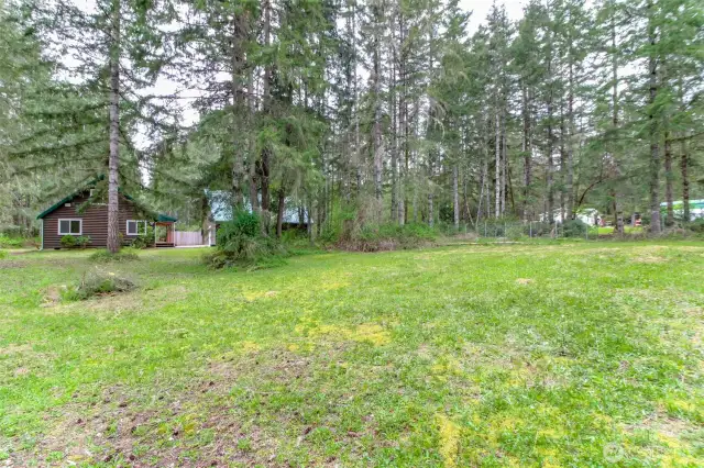 Back of property w/view to back of home