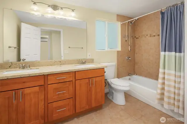 Hall bathroom on main floor