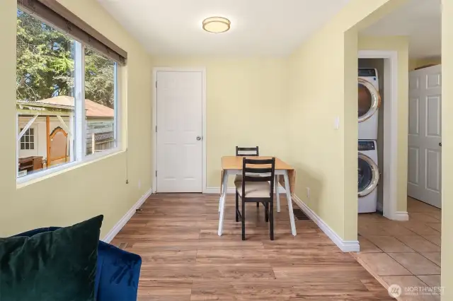 Dining room and access to kitchen