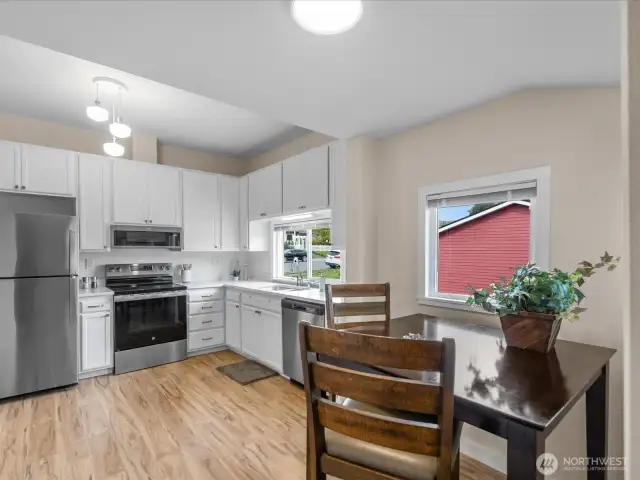 Kitchen with eating space
