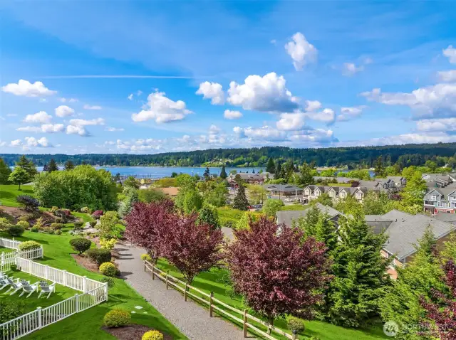 The pathway to downtown Poulsbo