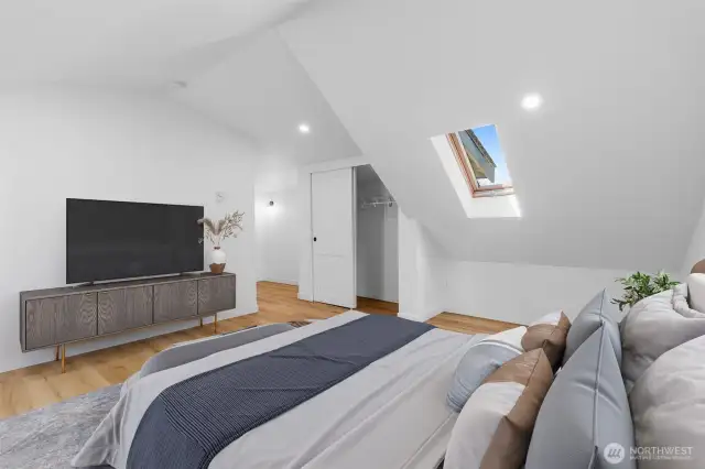 Spacious and light-filled, the perfect end to any day. Virtually staged.