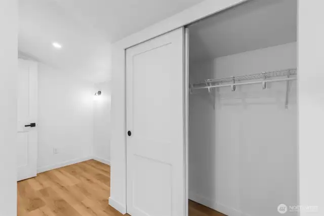 Bedroom closet.