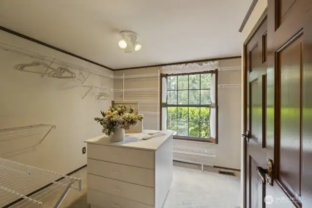 This is one of 4 bedrooms upstairs that was used as a dream closet.