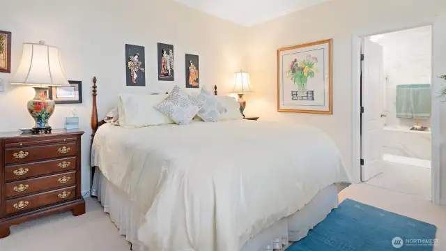 Primary bedroom with en suite
