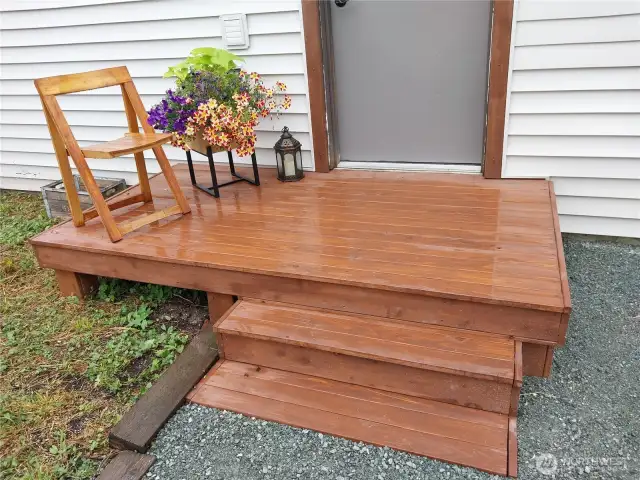 Brand new front porch