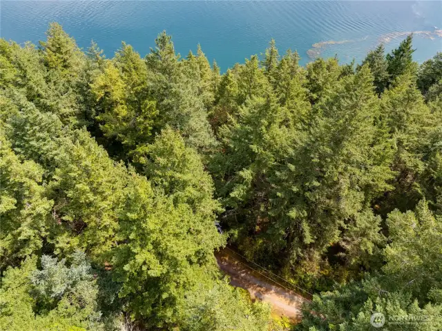 Island View Drive and property across the road