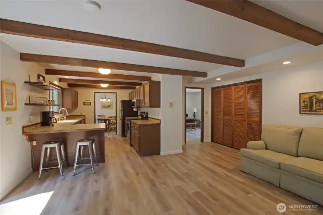 Family room and eating bar