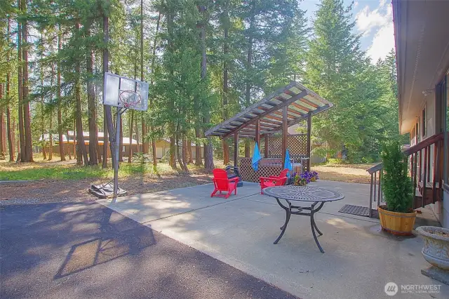 Back yard patio