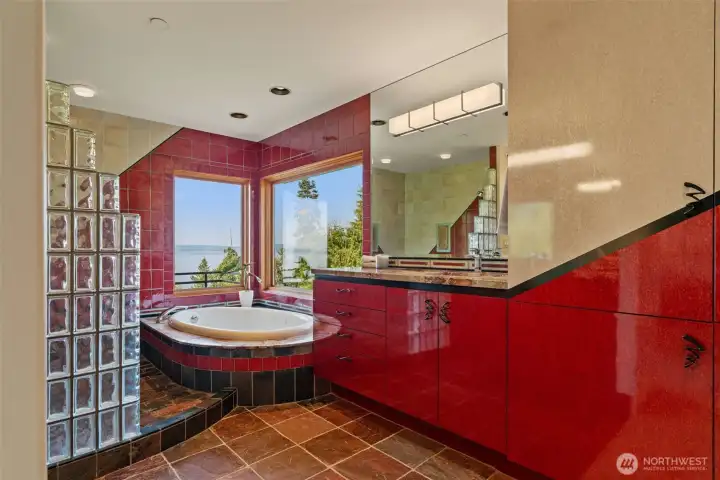 Spa-like primary bath.